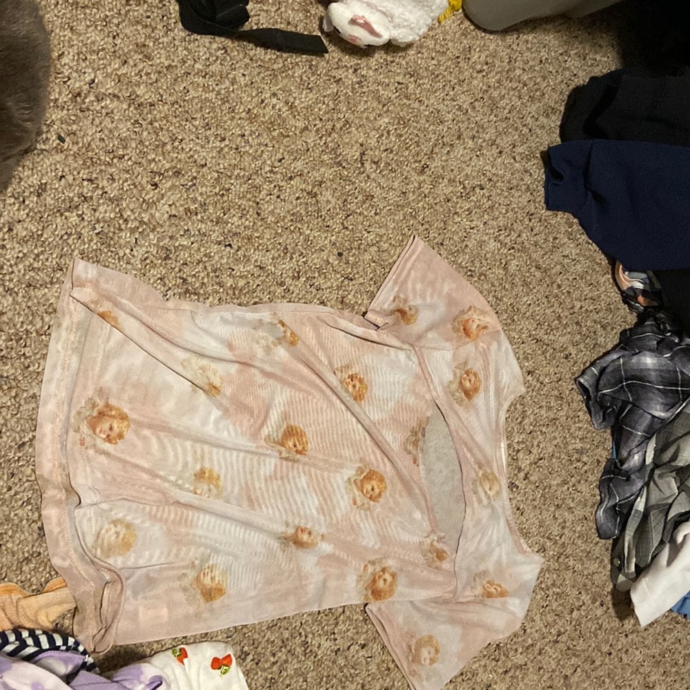 See-through angel core top
